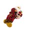 Karen Didion 6.0 Inch Lying Wine Midnight Snack Santa Christmas Figurine , Lightweight Christmas Decor Relaxing Santa